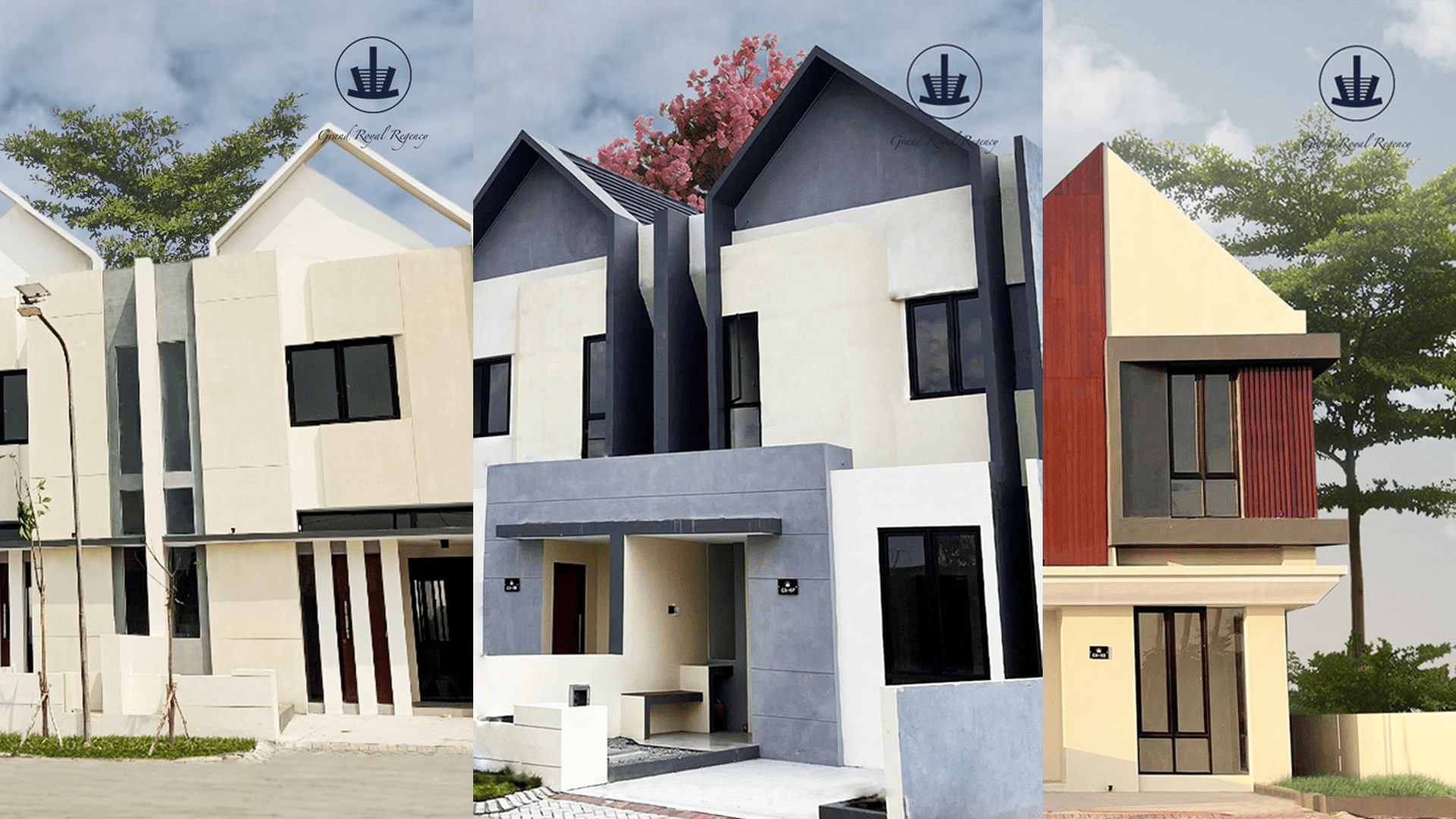 Perumahan Grand Royal Regency di Taman, Sidoarjo - Rumah baru modern dengan fasilitas lengkap